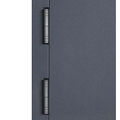 Вхідні Двері В-85 (квадро) 591 Антрацит/Біла шагрень Булат-6