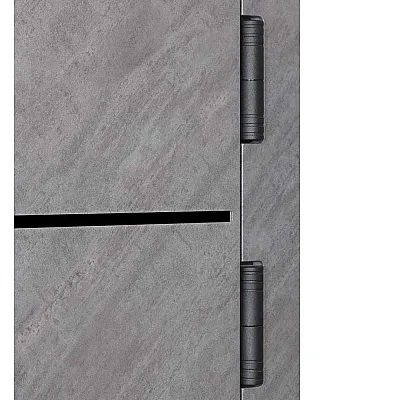 Вхідні Двері В-85 (квадро) 559/191 Зріз каменю/Білий матовий гладкий Булат-6