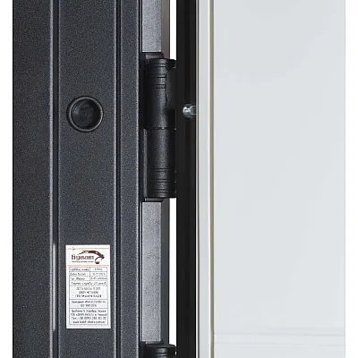 Вхідні Двері В-85 (квадро) 559/191 Зріз каменю/Білий матовий гладкий Булат-7