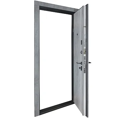 Вхідні Двері В-83 (квадро) 554 Оксид темний/Оксид світлий Булат-3