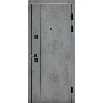 Вхідні Двері В-83 (квадро) 554 Оксид темний/Оксид світлий Булат-1