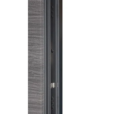 Входные Двери В-83 (квадро) 593/248 Венге горизонт серый/Белая шагрень Булат-9