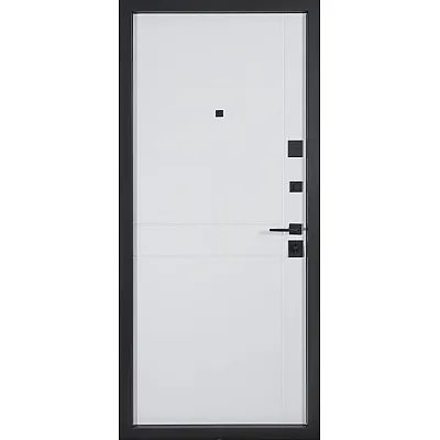 Вхідні Двері В-83 (квадро) 593/248 Венге горизонт сірий/Біла шагрень Булат-2