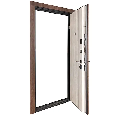 Вхідні Двері В-83 (квадро) 584/589 Дуб табак/Дуб немо лате Булат-3