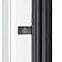 Вхідні Двері В-83 (квадро) 594/605 дзеркало Оксид чорний Весь декор/Біла шагрень Булат-10-thumb