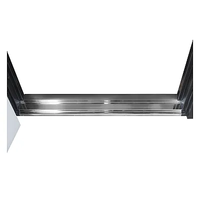 Вхідні Двері Тандем (квадро) 586/гладка Оксид чорний Весь декор/Білий матовий гладкий Булат-10