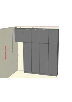 Вариант Шкафа распашного №91 11.12.2025