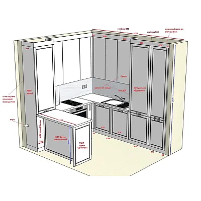 Мебель Вариант Кухни №326 29.12.2025-0