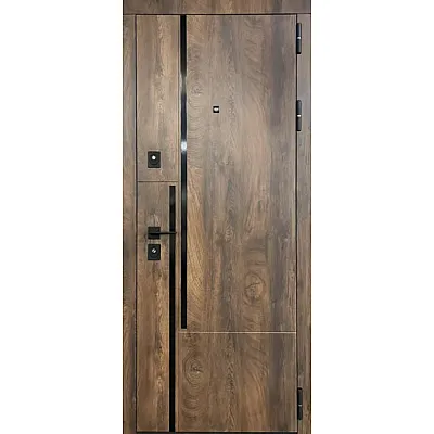 Вхідні Двері П-3К-573/00 Q Спил коньячний/спил медовий Міністерство Дверей-0