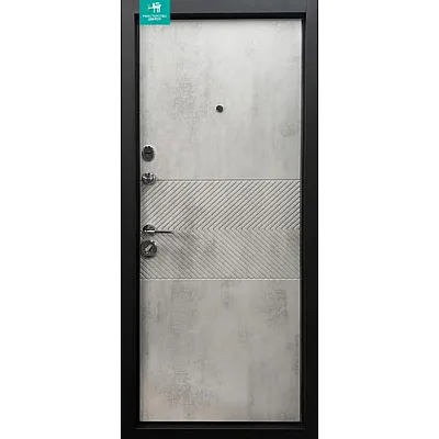 Вхідні Двері ПК-560 Q Оксид чорний/Оксид світлий Міністерство Дверей-1