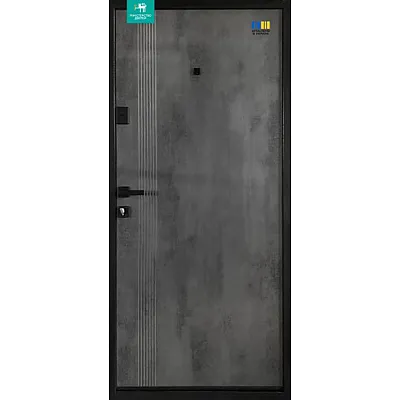 Вхідні Двері ПБУ-262 Оксид темний Міністерство Дверей-1