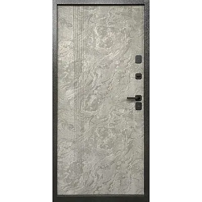 Входные Двери Термос терморазрыв Серый антик/Светлый мрамор Министерство Дверей-1