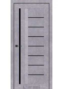 Двери Floriana-01 BLK бетон серый Darumi