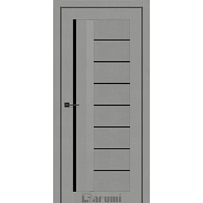 Межкомнатные Двери Floriana-01 BLK металлический грей Darumi Ламинатин-0