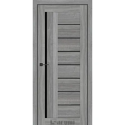 Межкомнатные Двери Floriana-01 BLK орех грей ривер Darumi Ламинатин-0