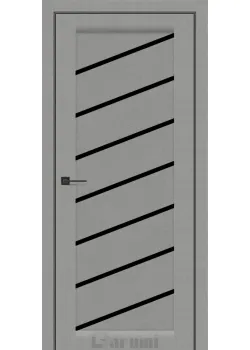 Двери Rosalia BLK металлический грей Darumi