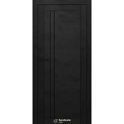 Міжкімнатні Двері SD-PVC-141 BLK Syndicate ПВХ плівка-5