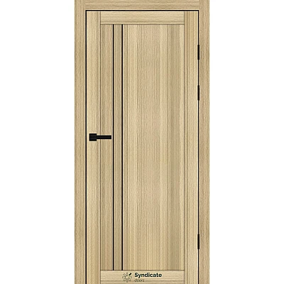 Міжкімнатні Двері SD-PVC-141 BLK Syndicate ПВХ плівка-7