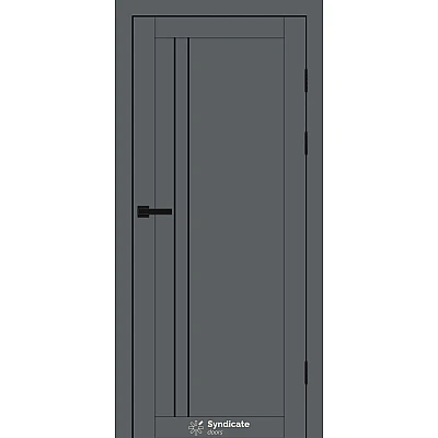Міжкімнатні Двері SD-PVC-141 BLK Syndicate ПВХ плівка-0