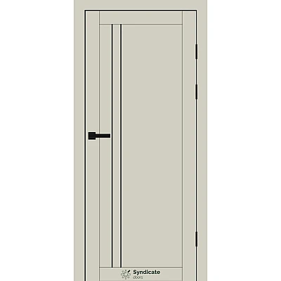 Міжкімнатні Двері SD-PVC-141 BLK Syndicate ПВХ плівка-12