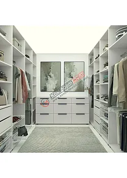 Гардеробная Flex з ДСП Кашемир в коридор