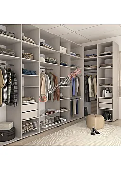 Гардеробная Флекс з ДСП Кашемир в спальню