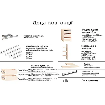 Гардеробная система Г-образная-4