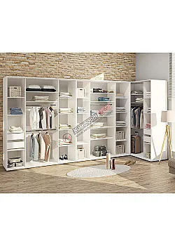 Гардеробная система 4,2х1,6м "Макси" угловая