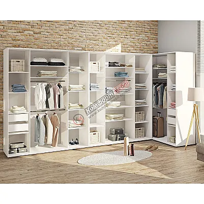 Гардеробная система 4,2х1,6м "Макси" угловая-0