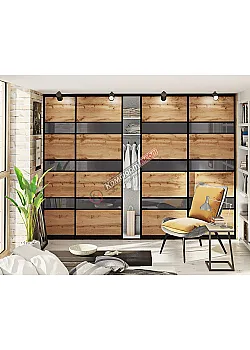 Встроенная раздвижная система 3м четырехдверная "Модель 4"