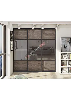 Встроенная раздвижная система 2,2м трехдверная "Модель 8"