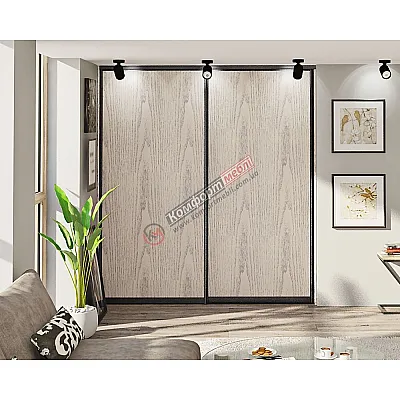 Встроенная раздвижная система 2м двухдверная "ДСП"-0