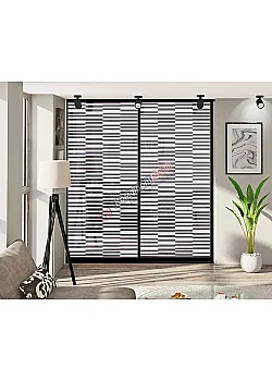 Встроенная раздвижная система 2м двухдверная "Стекло фотопечать"