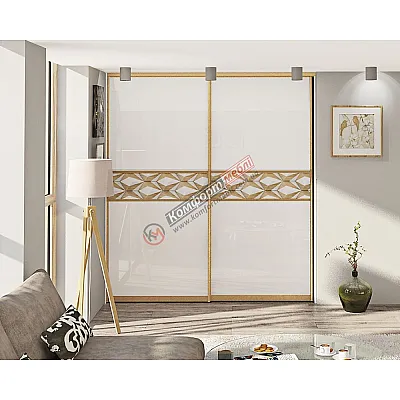 Встроенная раздвижная система 2м двухдверная "Модель 2"-0