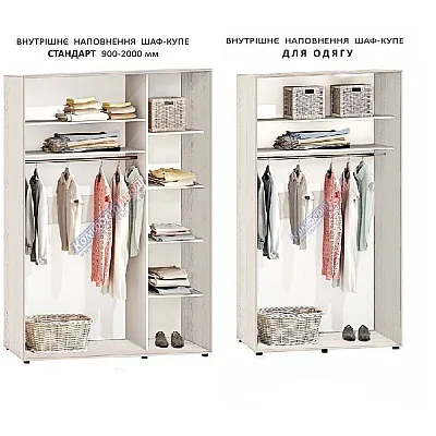 Гардеробная система 1600мм прямая-0