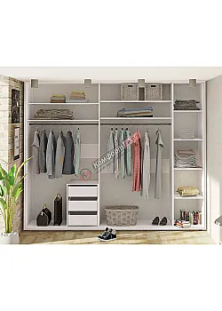 Гардеробная система 2700мм прямая "Стандарт"