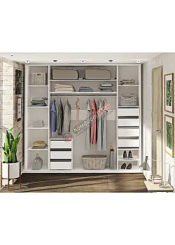 Гардеробная система 2300мм прямая "Макси"