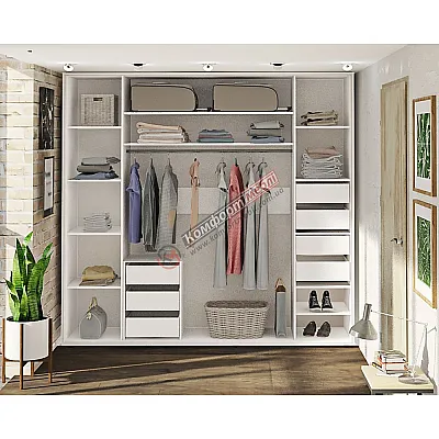 Гардеробная система 2300мм прямая "Макси"-0