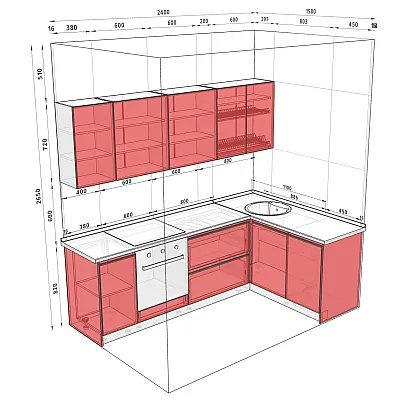 Мебель Вариант Кухни №336 13.01.2026-1