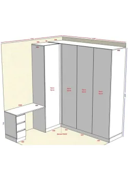 Вариант Шкафа распашного №92 14.01.2026