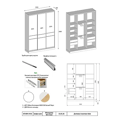 Вариант Шкафа-купе №47 15.01.2026-1