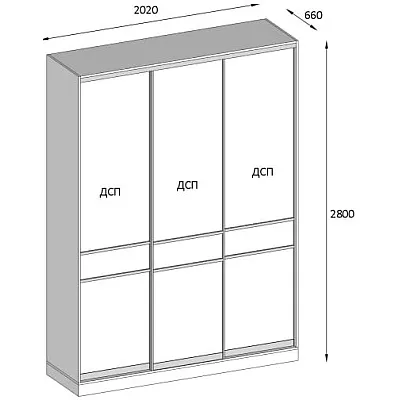 Вариант Шкафа-купе №47 15.01.2026-0