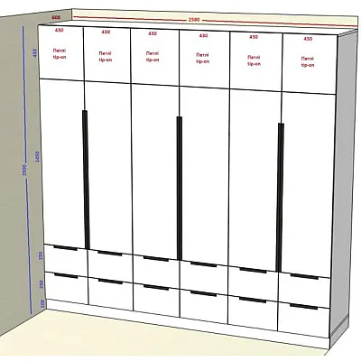 Вариант Шкафа распашного №93 15.01.2026-0