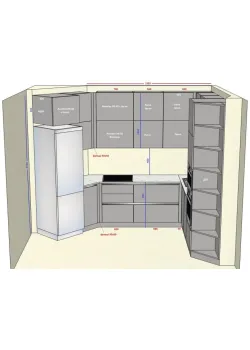 Мебель Вариант Кухни №341 19.01.2026