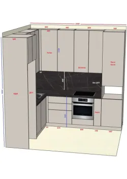 Мебель Вариант Кухни №345 23.01.2026