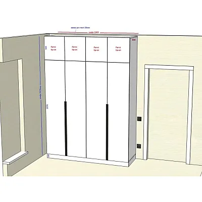 Вариант Шкафа распашного №98 04.02.2026-0