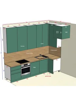 Мебель Вариант Кухни №360 09.02.2026