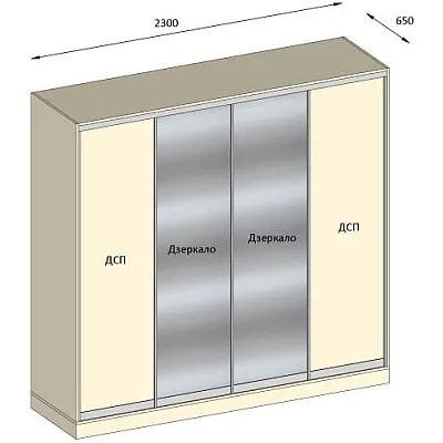 Вариант Шкафа-купе №52 05.02.2026-0