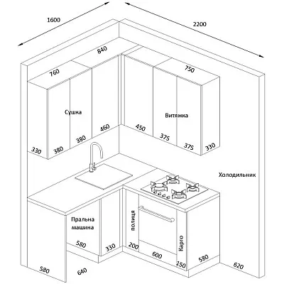 Мебель Вариант Кухни №365 12.02.2026-0