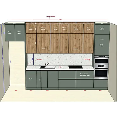 Мебель Вариант Кухни №367 16.02.2026-0